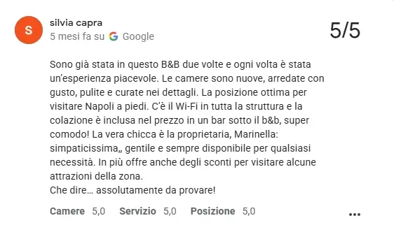 Recensione Google 1